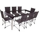Ver imagem 1 de Conjunto de 8 Cadeiras e Mesa de Jantar Haiti Preto