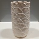 Ver imagem 2 de Vaso Decorativo Enfeite Casa Cerâmica 26x14x14cm Bege