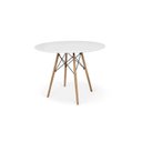 Ver imagem 2 de Conjunto Mesa 70cm Branca + 4 Cadeiras Branca