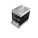 Ver imagem 1 de Churrasqueira a Gás Vertical sem Fumaça - Flame Dinoxx - Gás Gn - Preta