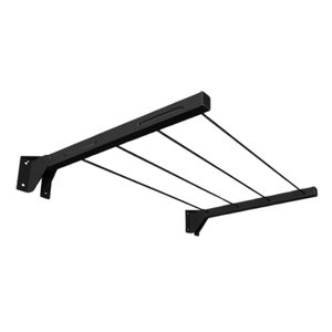 Kit 2 Suportes de Parede 4 Furos 50cm Varal Dobrável Lateral - Nv152, Nv152p, Nv154p