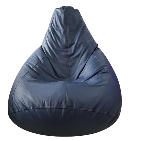 Puff Pera sem Enchimento:azul Escuro