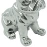 Objeto Decorativo Bulldog Cromado em Cerâmica - 21x17 Cm - 3