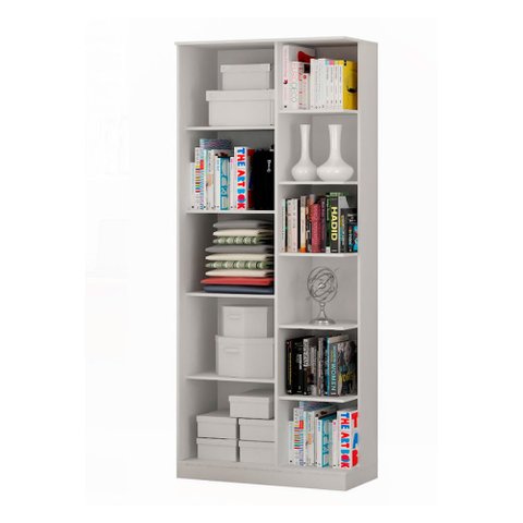 Armário Multiuso 1 Porta com Espelho João Pessoa Valdemóveis