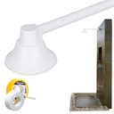 Ver imagem 2 de Chuveiro Ducha Fria Redondo 9cm Branco para Piscina Jardim Quintal + Fita Veda Rosca Teflon 12mm X 5