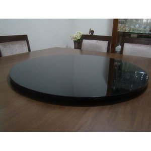 Prato Giratório 70cm em Madeira Laqueado