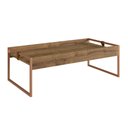 Ver imagem 1 de Mesa de Centro Columbia Retangular - Marrom