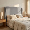 Ver imagem 1 de Cabeceira Cama Box King 195 cm Atria Bouclê B05 - D'Rossi