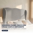 Ver imagem 2 de Cabeceira Cama Box King 195 cm Atria Bouclê B05 - D'Rossi