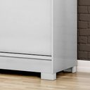 Ver imagem 6 de Guarda Roupa Apiuna 2 Portas de Correr com Pés Branco/Bege:Branco