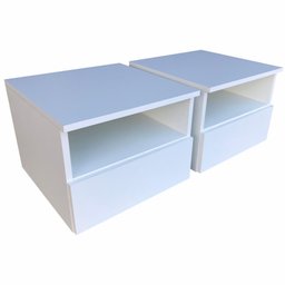 Mesa de Cabeceira Suspensa com Nicho e Gaveta 100% Mdf - 4