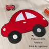 Tapetes Antiderrapante Quarto Infantil Fusca Vermelho - 2