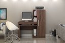 Ver imagem 3 de Escrivaninha Mesa Office Valdemoveis Castanho
