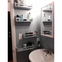 Prateleira Nicho Banheiro Cosméticos Perfume 60cm 3 Peças - 6