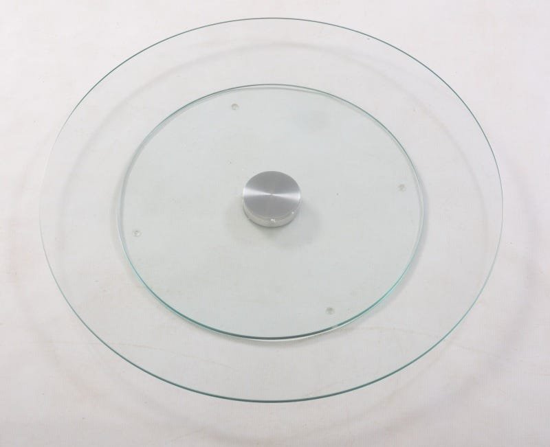 Prato Giratório de Vidro Temperado 60cm de Diâmetro com 8 mm de - 2
