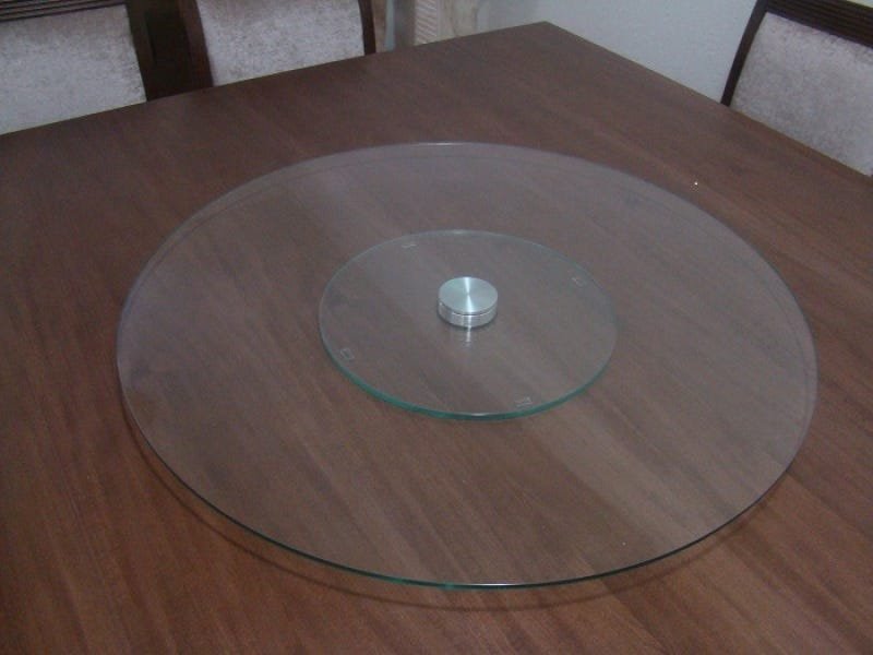 Prato Giratório de Vidro Temperado 60cm de Diâmetro com 8 mm de - 4
