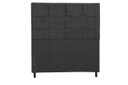 Ver imagem 1 de Cabeceira Casal King Size 195 Cm New Style Preto para Cama Box Estofada - Jbe Móveis