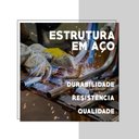 Ver imagem 7 de Estante De Nicho Alta Madeirada Tubos Ouro Velho