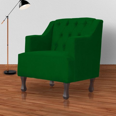 Kit 04 Poltrona Decorativa Gênises Suede Escritório Recepção
