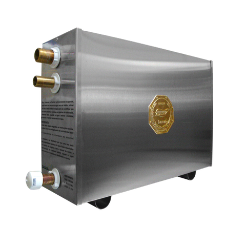 Sauna Vapor Elétrica 9kw Inox 12.5m³ Comando Digital Impercap
