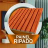 Painel para Tv até 55 Polegadas 1,39x2,40m Ripado com Nicho Arbo Cedro/off White Edn - 6