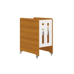 Berço Americano Evolution Multifuncional 4 em 1 - Reller - Branco Fosco/ Savana - 4