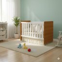 Ver imagem 1 de Berço Americano Evolution Multifuncional 4 em 1 - Reller - Branco Fosco/ Savana