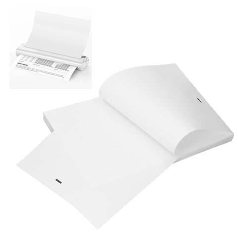 Papel Termico A4 100 Folhas Impressora Termica Bluetooth Trabalho Lista Advogado Arquivo Processo no
