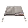 Grelha Argentina com Chapa 60x50cm Inox Aisi 430 Escovada - Selmetal - 5