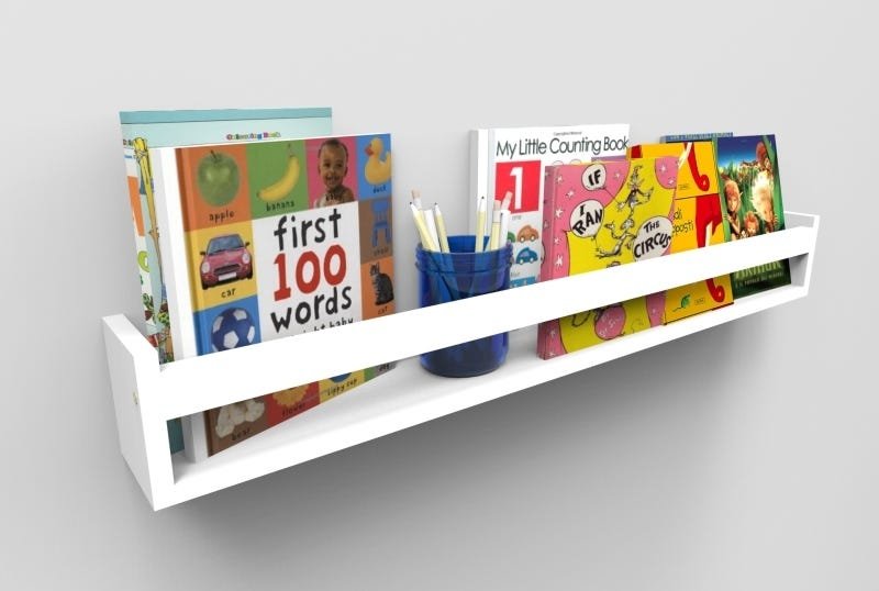 Prateleira para Livros Infantil Quarto Montessoriano 90cm - 1