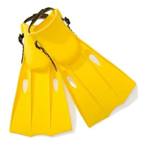 Nadadeira Pe de Pato Play Media Intex Tamanho 30 Ao 35 55937