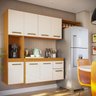 Cozinha Completa Donatella Compacto Multiuso Premium - Cedro/off White - 2