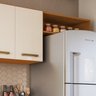 Cozinha Completa Donatella Compacto Multiuso Premium - Cedro/off White - 7