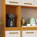 Ver imagem 6 de Cozinha Completa Donatella Compacto Multiuso Premium - Cedro/off White