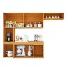 Cozinha Completa Donatella Compacto Multiuso Premium - Cedro/off White - 4