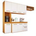 Ver imagem 1 de Cozinha Completa Donatella Compacto Multiuso Premium - Cedro/off White