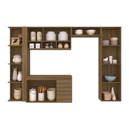 Armário de Cozinha Suspenso 5 Peças Luisa Boreal - Móveis Arapongas Boreal - 4 Armário de Cozinha Suspenso 5 Peças Luisa Boreal - Móveis Arapongas Boreal - 4