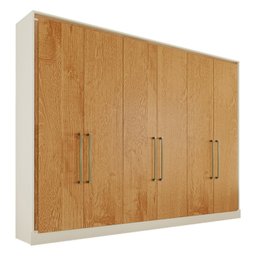 Guarda-roupa/roupeiro Mademarcs Argos 6 Portas 6 Gavetas Madem - 2