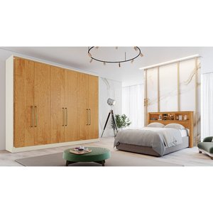 Guarda-roupa/roupeiro Mademarcs Argos 6 Portas 6 Gavetas Madem