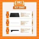 Ver imagem 5 de Kit 3 Bandejas Prateleiras 40x73 P/gôndola New Plus Preta Porta Etiquetas Branco - Sa Gôndolas