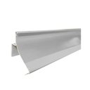Ver imagem 3 de Kit 3 Bandejas Prateleiras 40x73 P/gôndola New Plus Preta Porta Etiquetas Branco - Sa Gôndolas
