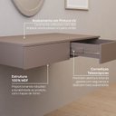 Ver imagem 7 de Escrivaninha Suspensa 100cm Orion CabeCasa MadeiraOriginals