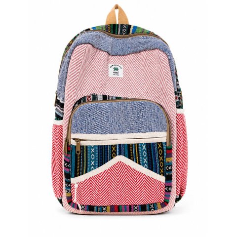 Mochila Artesanal em Tecido Himalayan Hemp