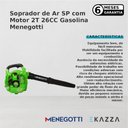 Ver imagem 3 de Soprador de Ar Sp C/ Motor 2t 26cc Gasolina - Menegotti