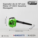 Ver imagem 4 de Soprador de Ar Sp C/ Motor 2t 26cc Gasolina - Menegotti