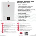 Ver imagem 6 de Aquecedor 26 Litros Glp Bivolt + Bomba 350W 220V Rheem