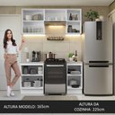 Ver imagem 7 de Armário de Cozinha Compacta 160cm Branco Glamy Madesa 07