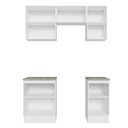 Ver imagem 6 de Armário de Cozinha Compacta 160cm Branco Glamy Madesa 07