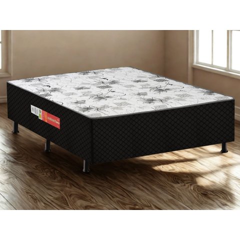 Colchobox Casal Unipremium 1,38x1,88x40 Polar Branco e Preto