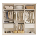Ver imagem 6 de Guarda Roupa Casal Texas Luxo 205,9 3 Portas com Espelho 4 Gavetas Branco
